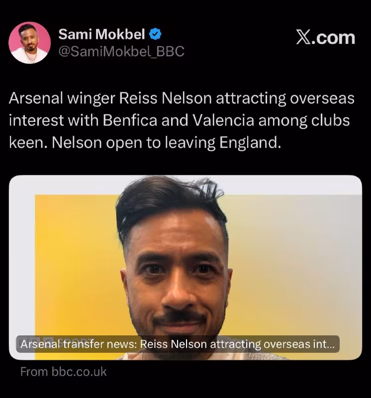 Ris Nelson faoliyatini Angliyadan tashqarida davom ettirishi mumkin