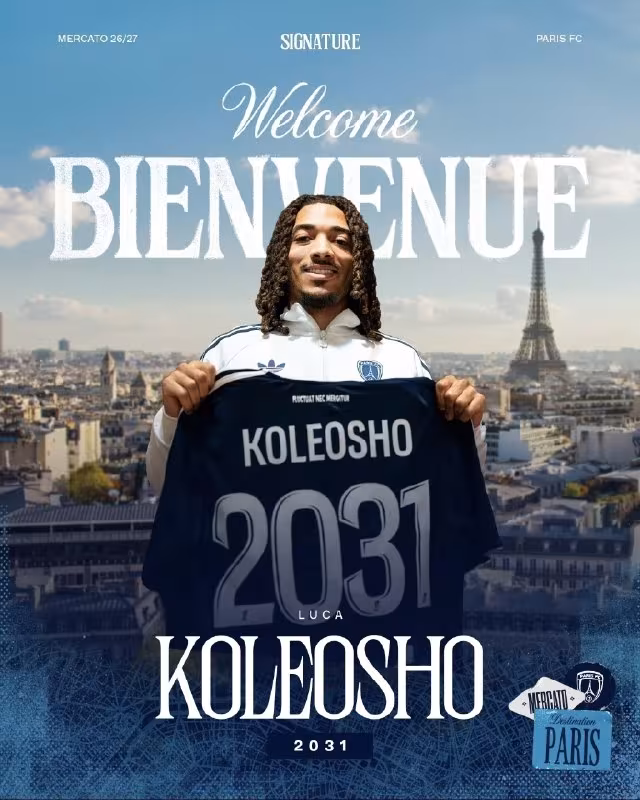 Luka Koleosho «Parij» futbolchisiga aylandi