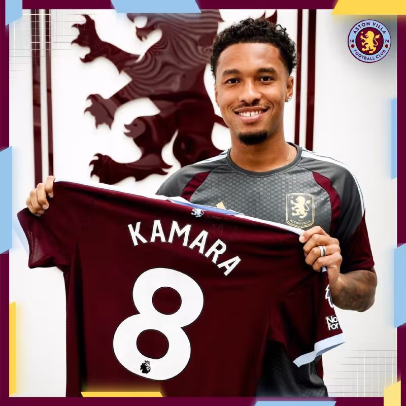 Bubakar Kamara «Aston Villa»da yangi raqam ostida to'p suradi