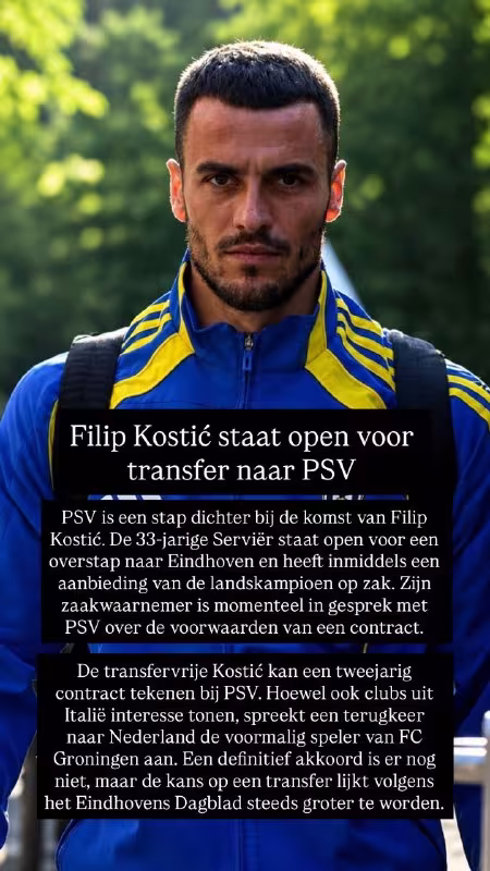 Filip Kostich PSVga o'tishi mumkin