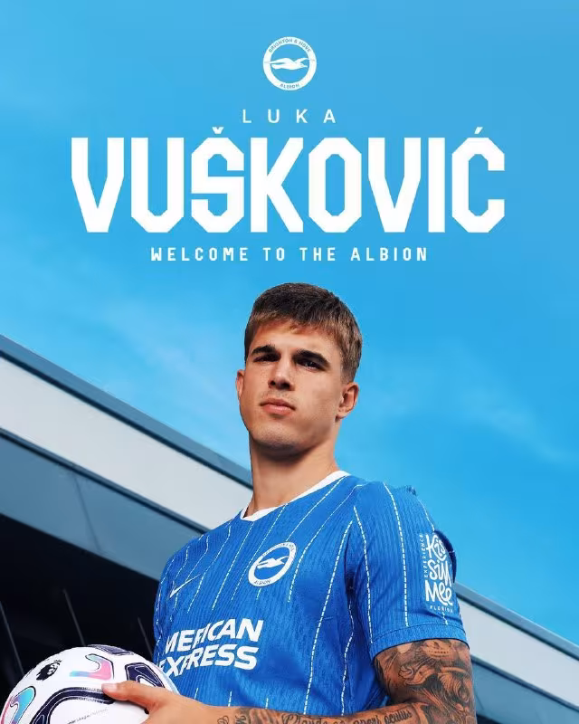 Luka Vushkovich «Brayton» futbolchisiga aylandi