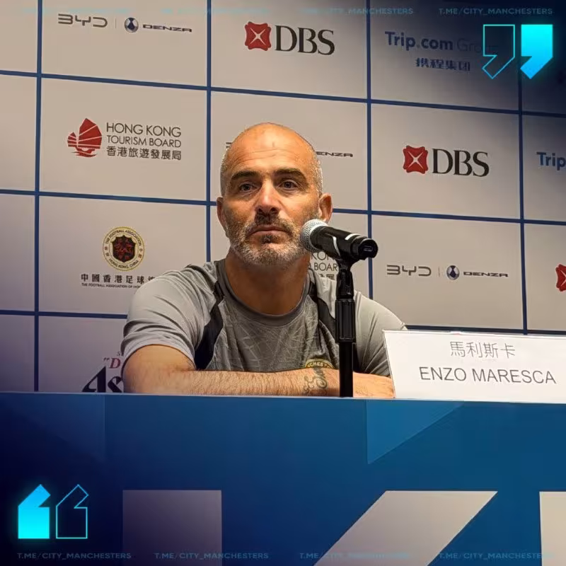 Enso Mareska «Inter»ga qarshi o'yin oldidan matbuot anjumanida qatnashdi
