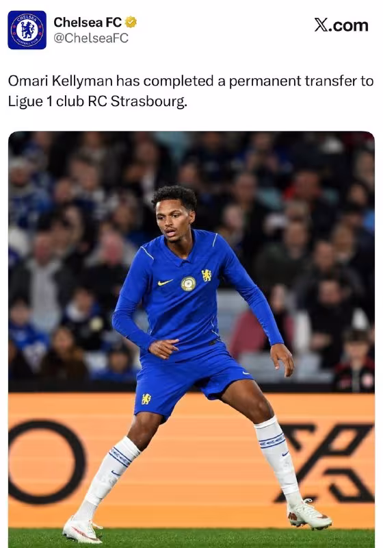 Omari Kelliman «Strasbur»ga o'tdi