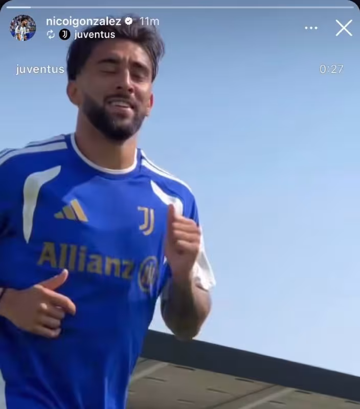 Niko Gonsales "Yuventus" safida mashg'ulotlarni boshladi