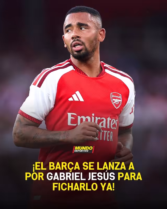 Gabriel Jesus «Barselona» nishonida