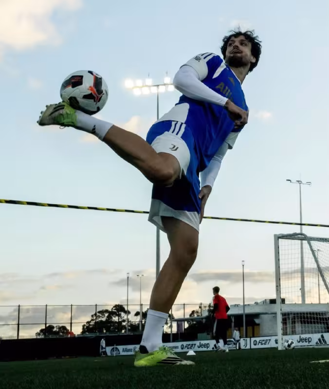 Yuventus futbolchilari Frosinonega qarshi o'yin oldidan mashg'ulotlarni o'tkazishdi