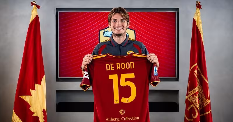 Marten de Roon «Roma» futbolchisiga aylandi