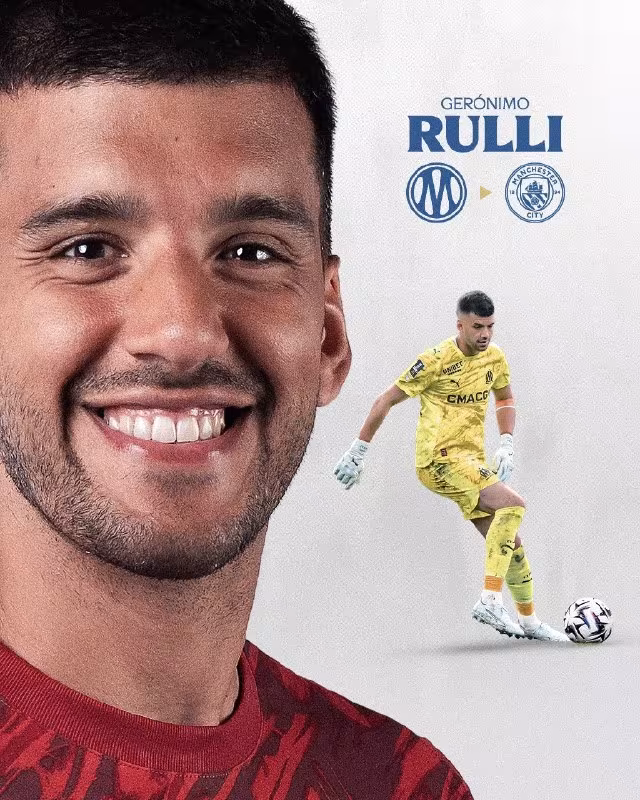Xeronimo Rulli «Manchester Siti»ga o'tdi