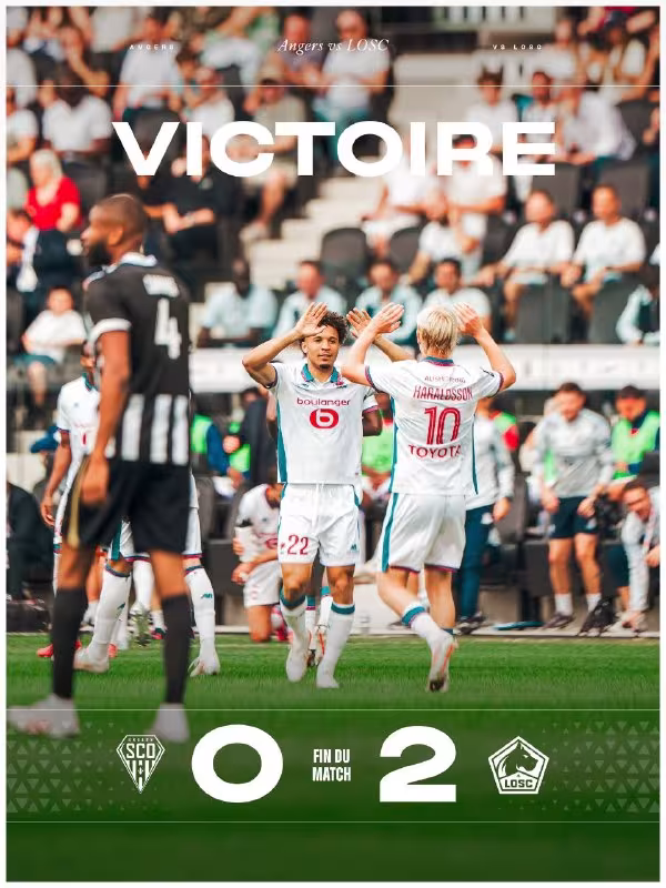 Angers 0:2 LOSC: Lill g'alabaga erishdi