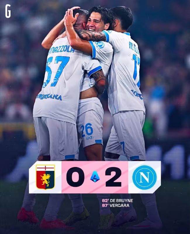 Kevin De Bruyne "Napoli" safida yorqin debyut qildi