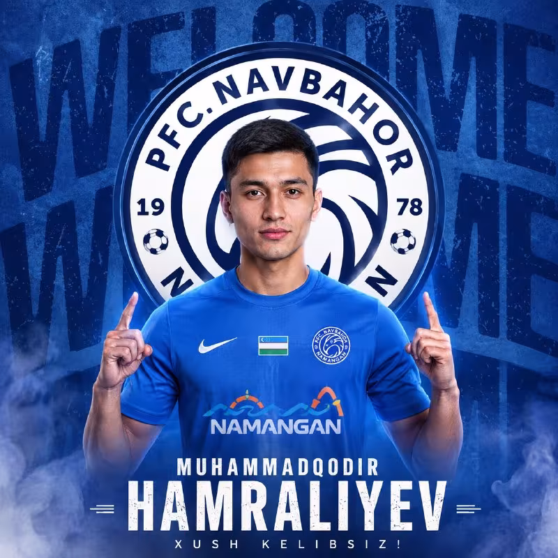 Muhammadqodir Hamraliyev – «Navbahor» futbolchisi