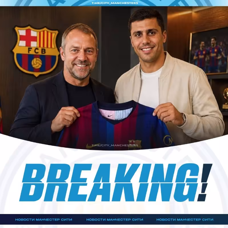 Rodri «Real»ga o'tishdan voz kechishi mumkin