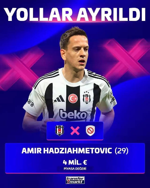 Beshiktosh ikki nafar futbolchisi bilan xayrlashdi