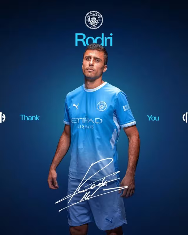 Rodri "Manchester Siti"dan "Barselona"ga o'tdi