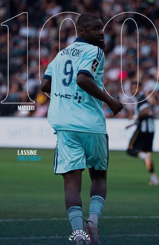 Lassine Sinayoko Liga 1 dagi 100-uchrashuvini o'tkazdi