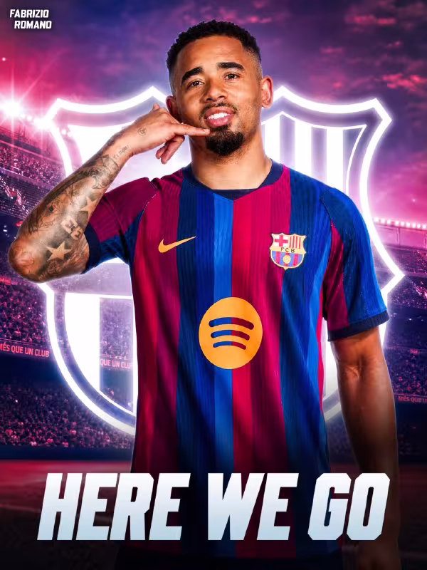 Gabriel Jesus «Barselona»ga o'tmoqda