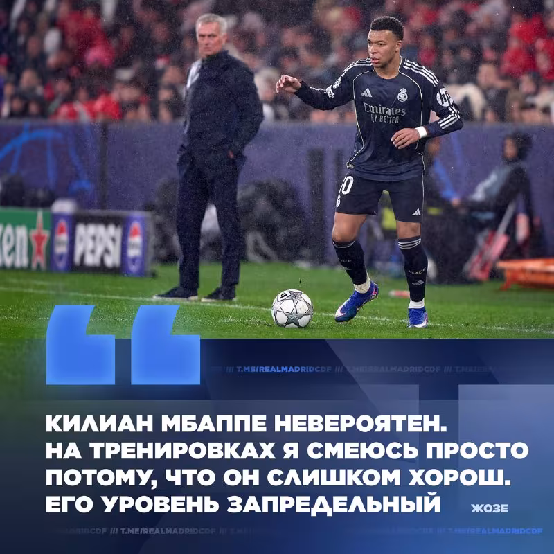 Joze Mourinyo Kilian Mbappe haqida fikr bildirdi