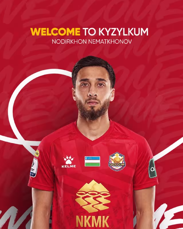 Nodirxon Ne'matxonov «Qizilqum» futbolchisiga aylandi