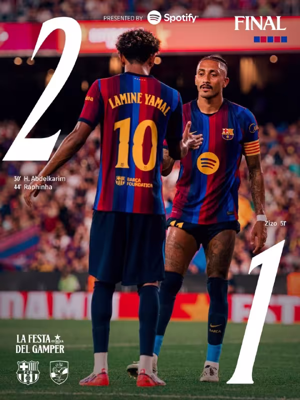 Barselona Joan Gamper kubogini qo'lga kiritdi