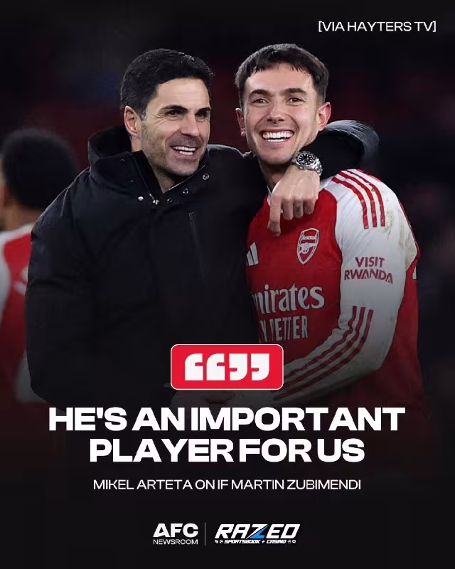 Mikel Arteta Martin Zubimendi haqidagi mish-mishlarni rad etdi