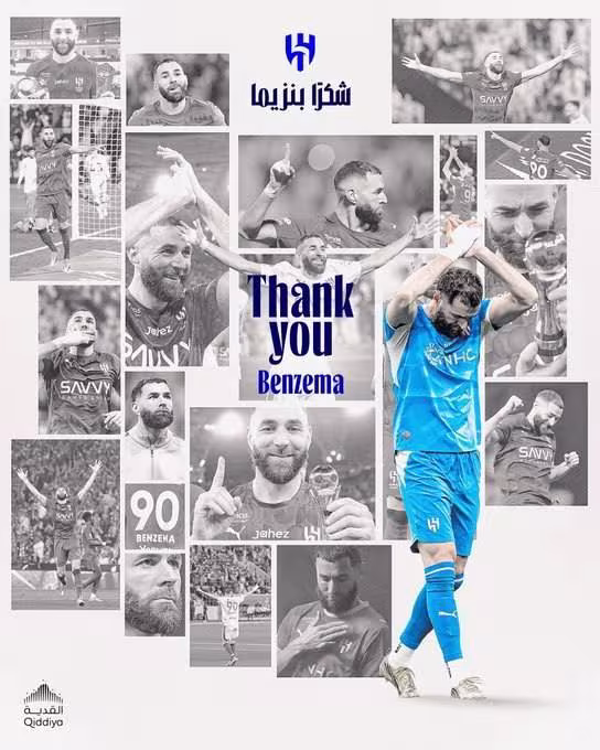 Al-Hilol Karim Benzema bilan xayrlashdi