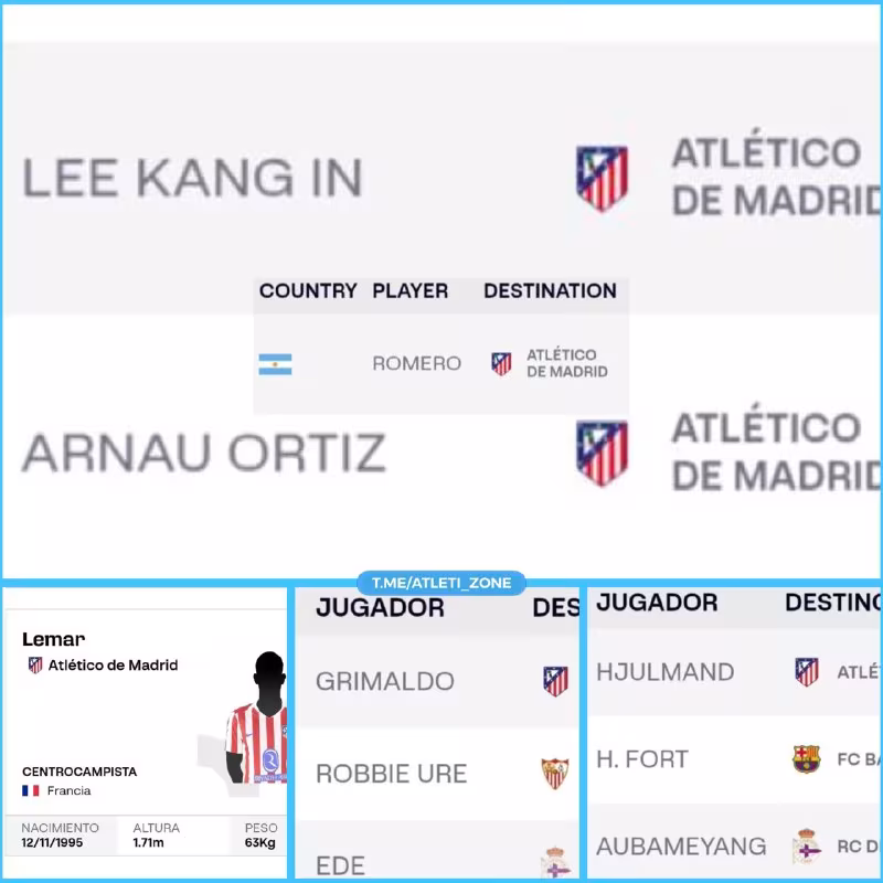 Barcha yangi futbolchilar La Ligada ro'yxatdan o'tkazildi