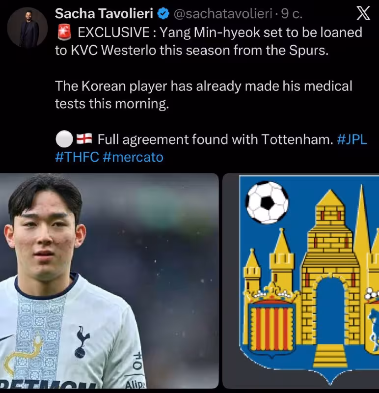 Yang Min-hyok «Vesterlo»ga ijaraga o'tishi mumkin