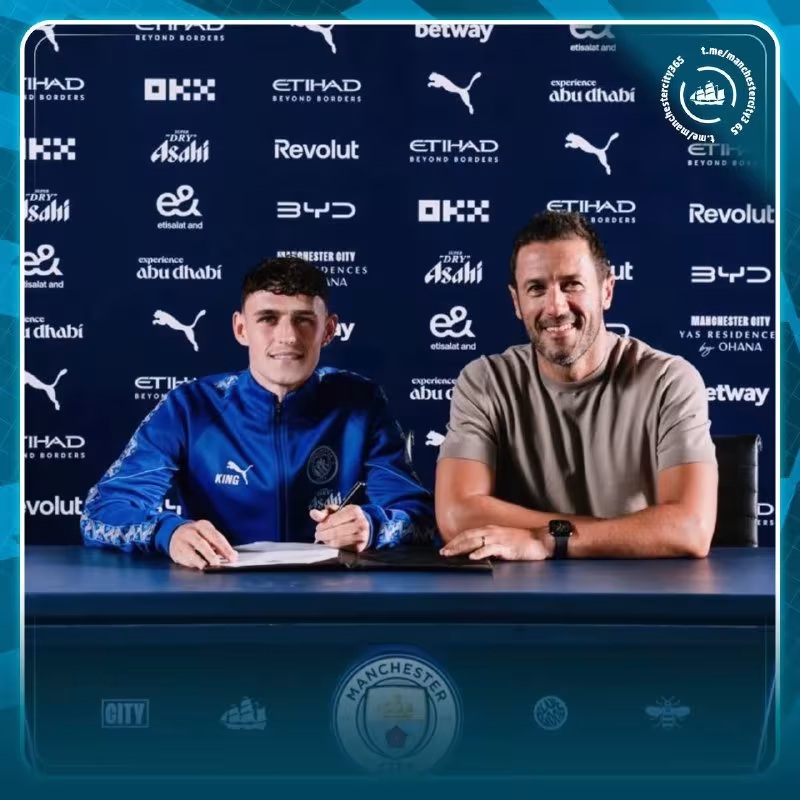 Fil Foden shartnoma uzaytirilishi haqida fikr bildirdi