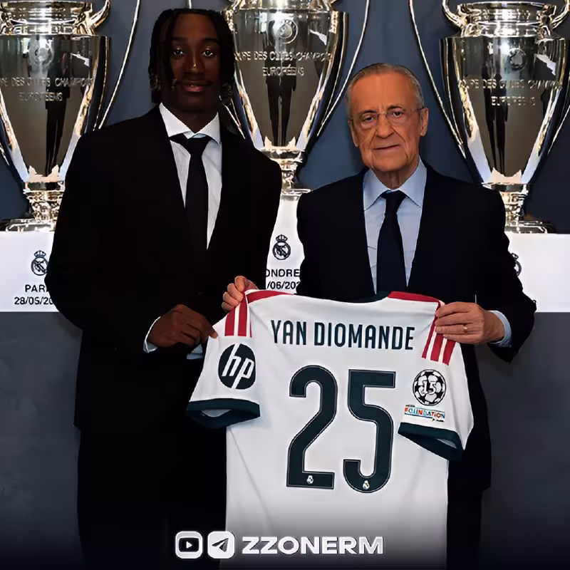 Real Madrid Yan Diomandeni rasman tanishtirdi
