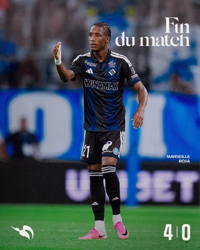 Marsel 4:0 Strasburg: Fransiya chempionatidagi yirik g'alaba
