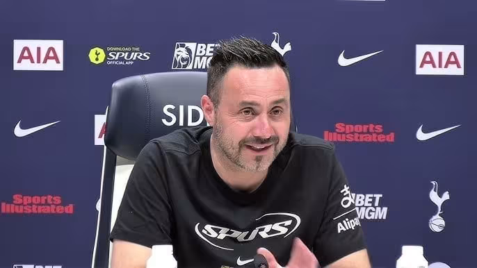 Roberto De Zerbi "Tottenxem"dagi vaziyat va futbolchilar haqida gapirdi