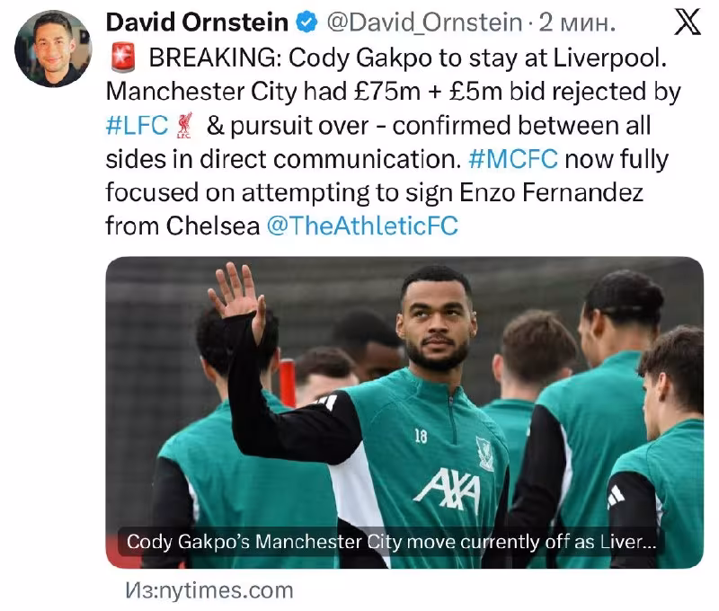 Manchester City Enzo Fernandes transferiga e'tibor qaratmoqda