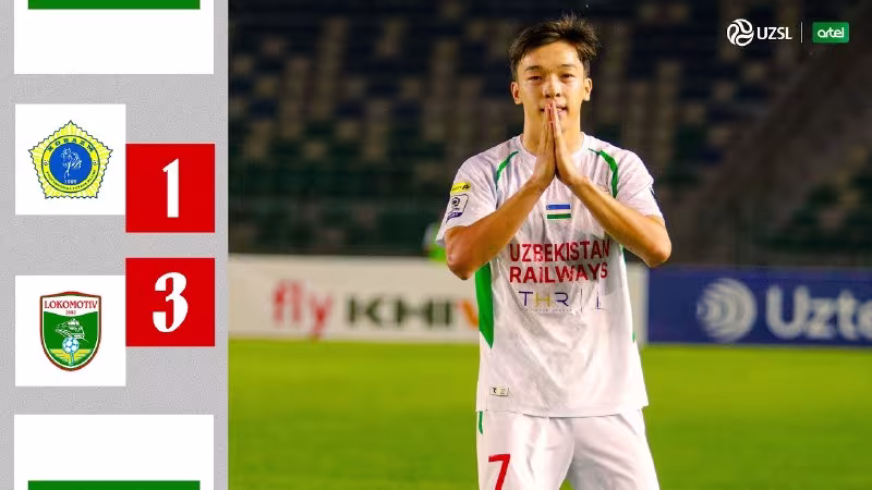 Xorazm 1:3 Lokomotiv: O'yinning qiziqarli lahzalari