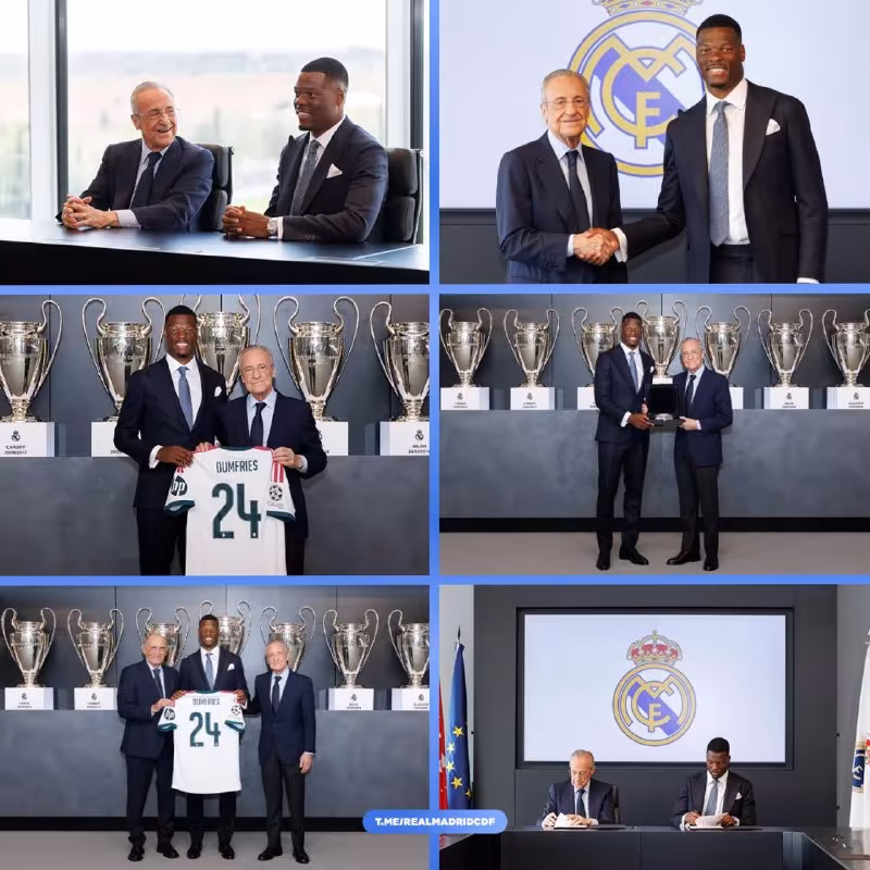 Denzel Dumfries «Real Madrid» futbolchisi sifatida tanishtirildi