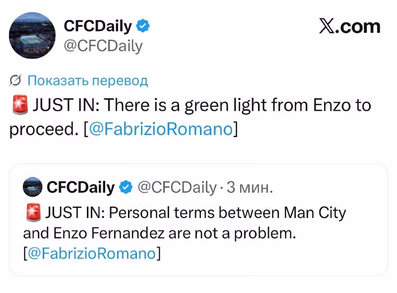 Enso Fernandes «Manchester City»ga o'tishga rozi