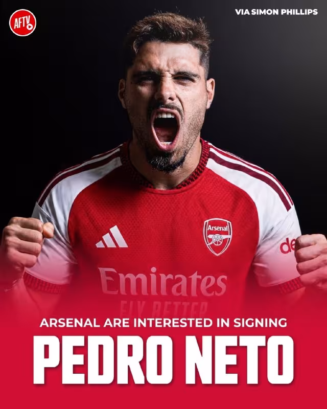 Arsenal Pedro Netoga qiziqish bildirmoqda