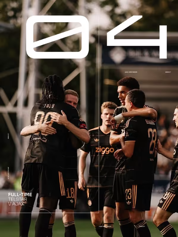 Telstar 0:4 Ayaks: Amsterdam klubi yirik g'alabaga erishdi