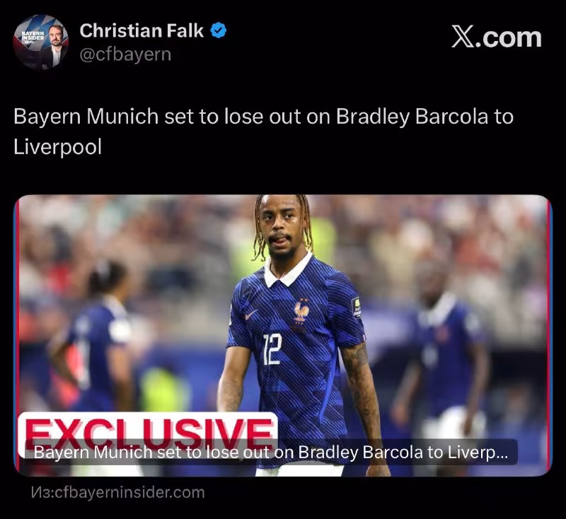 Bradley Barkola "Liverpul"ga o'tishni istamoqda