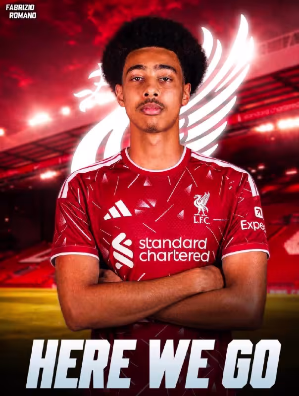 N'Gessan 2027-yil yozida «Liverpul» safiga qo'shiladi
