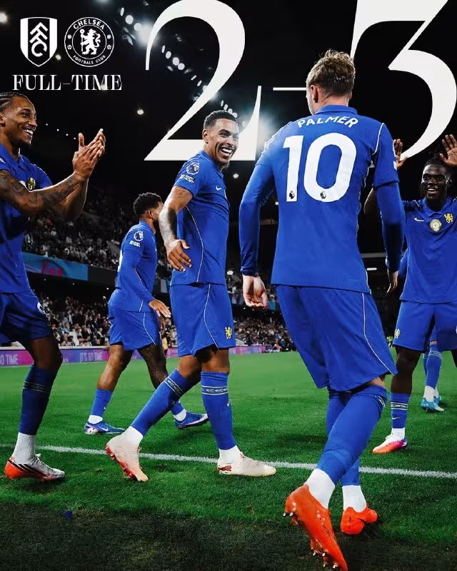 Fulham 2:3 Chelsea: Mavsum g'alaba bilan boshlandi