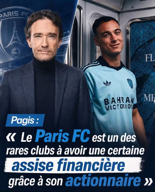 Pablo Pagis: «Parij» moliyaviy barqarorlikka ega kam sonli klublardan biri»
