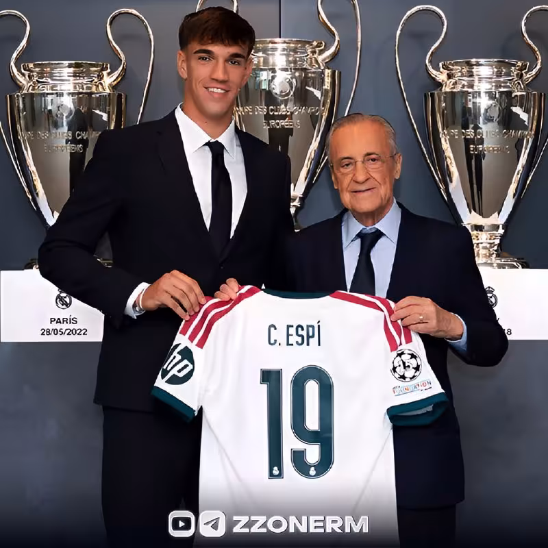 Real Madrid Espini rasman tanishtirdi