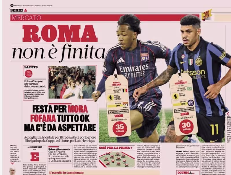 Malik Fofana "Roma"ga o'tishga yaqin