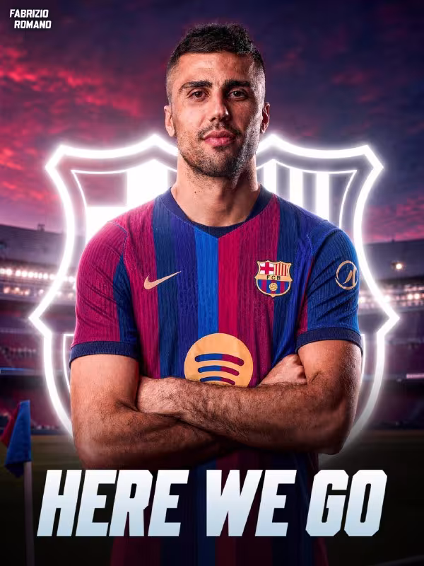 Rodri "Barselona"ga o'tmoqda