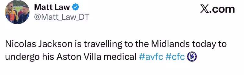 Jekson «Aston Villa»ga o'tish uchun tibbiy ko'rikdan o'tadi