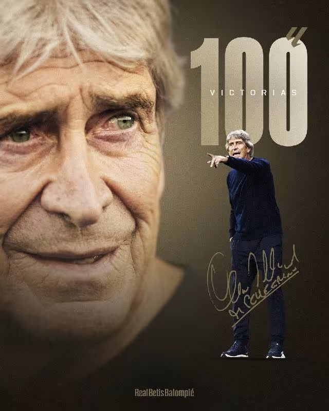 Manuel Pellegrini «Real Betis» tarixidagi eng yaxshi natijani qayd etdi