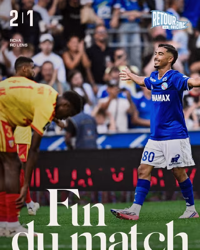 Strasbourg 2:1 Lens: Strasburg mavsumdagi ilk g'alabasini qo'lga kiritdi