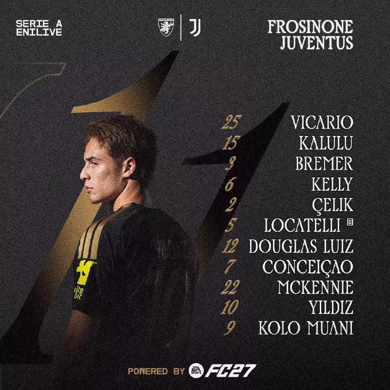 Frosinone - Juventus: Tarkiblar ma'lum