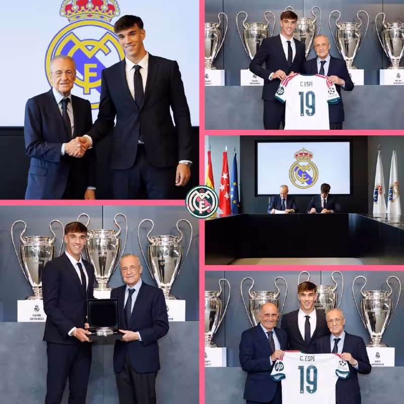 Karlos Espi «Real Madrid» futbolchisi sifatida tanishtirildi