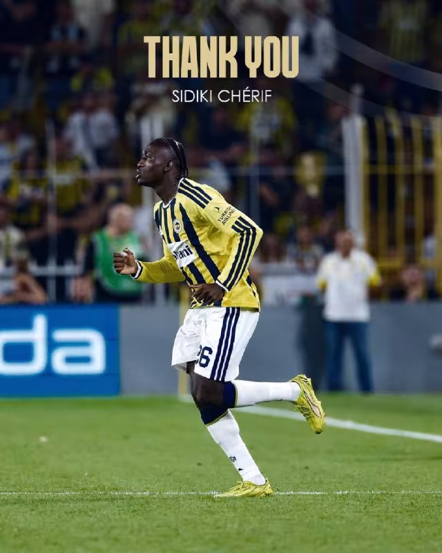 Sidiki Sherif Fenerbahche bilan xayrlashdi